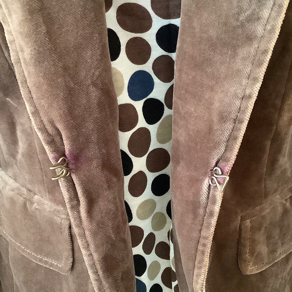 πHPπ π€J. CREW Brown Velour Blazer - Picture 7 of 12